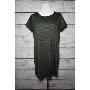 Green Heathered T-Shirt Dress